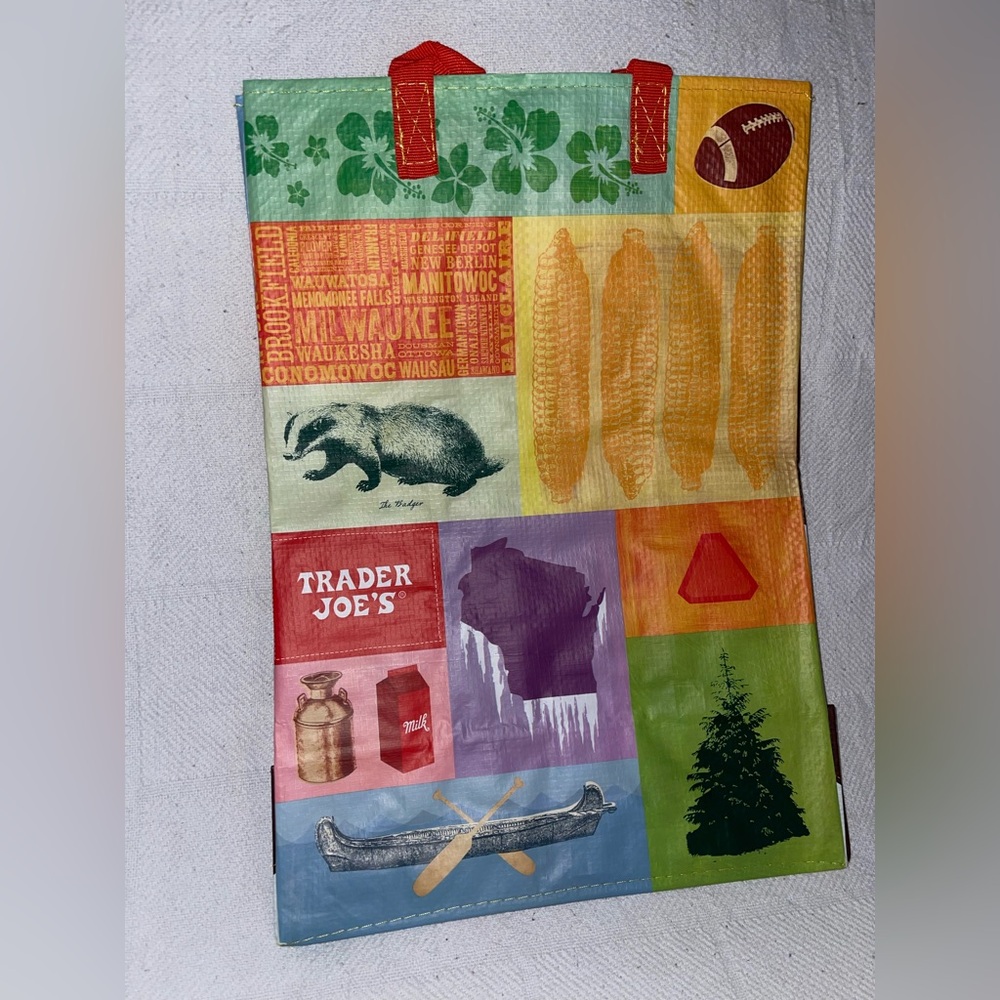 Trader Joe's Wisconsin State Collectible Reusable Tote Bag
